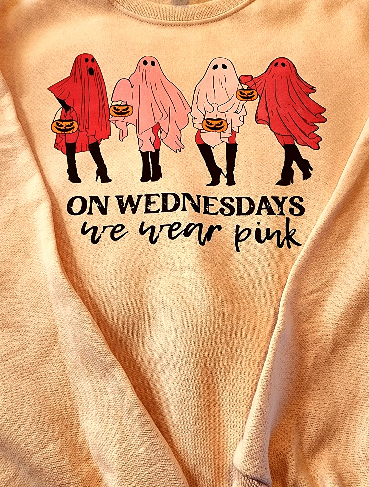 On Wednesday's We Wear Pink Crewneck