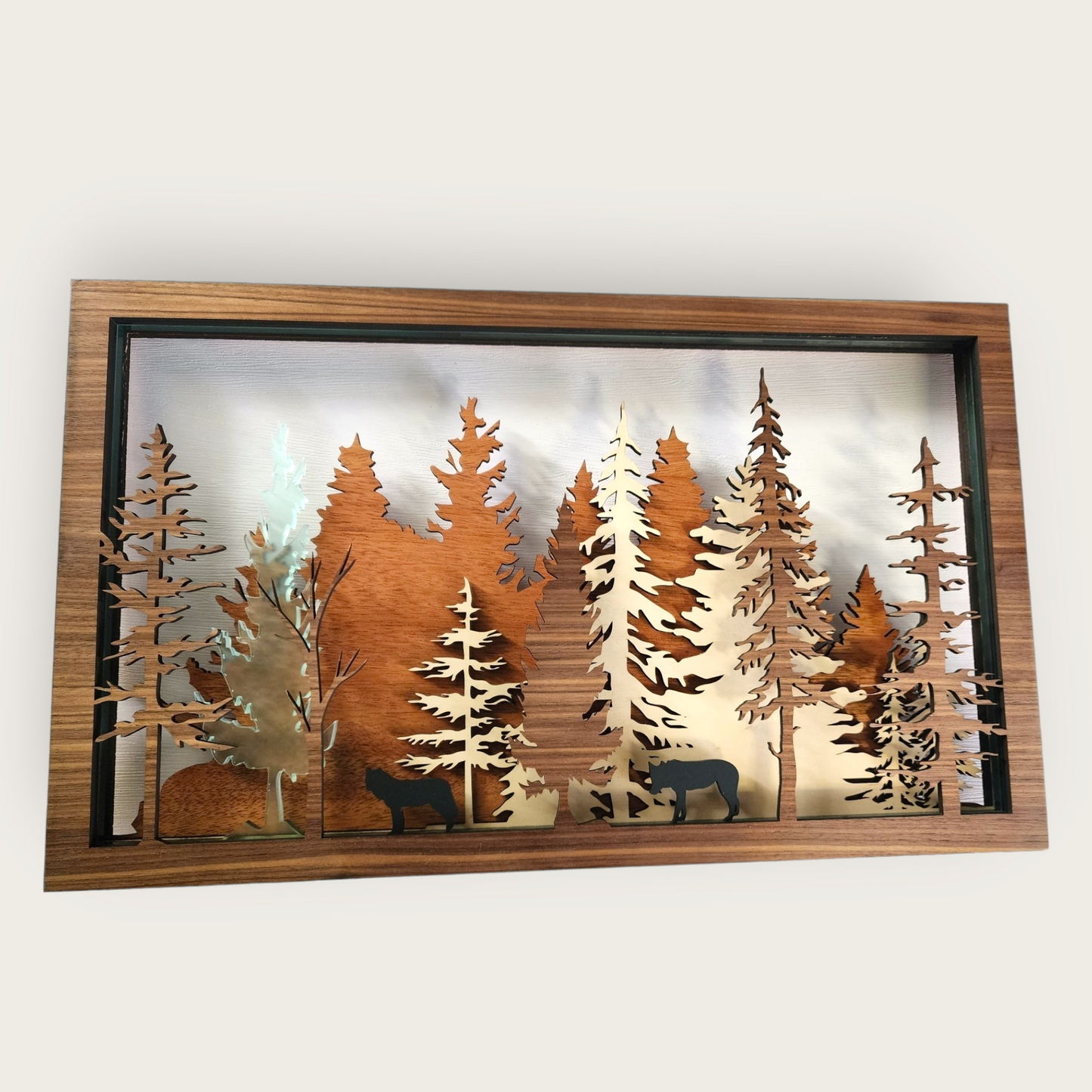 Layered Forest Wall Art