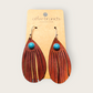 Boho leather Fringe Earrings