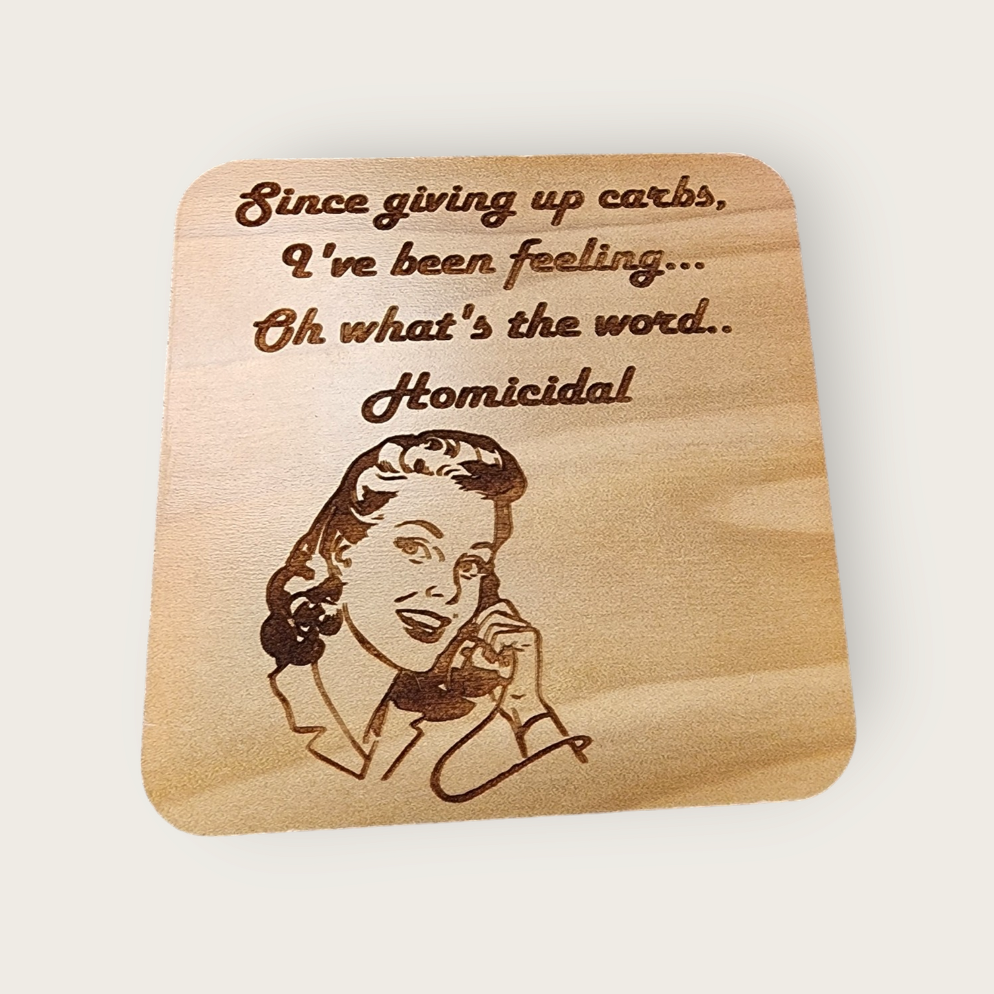 Vintage housewife funny coasters
