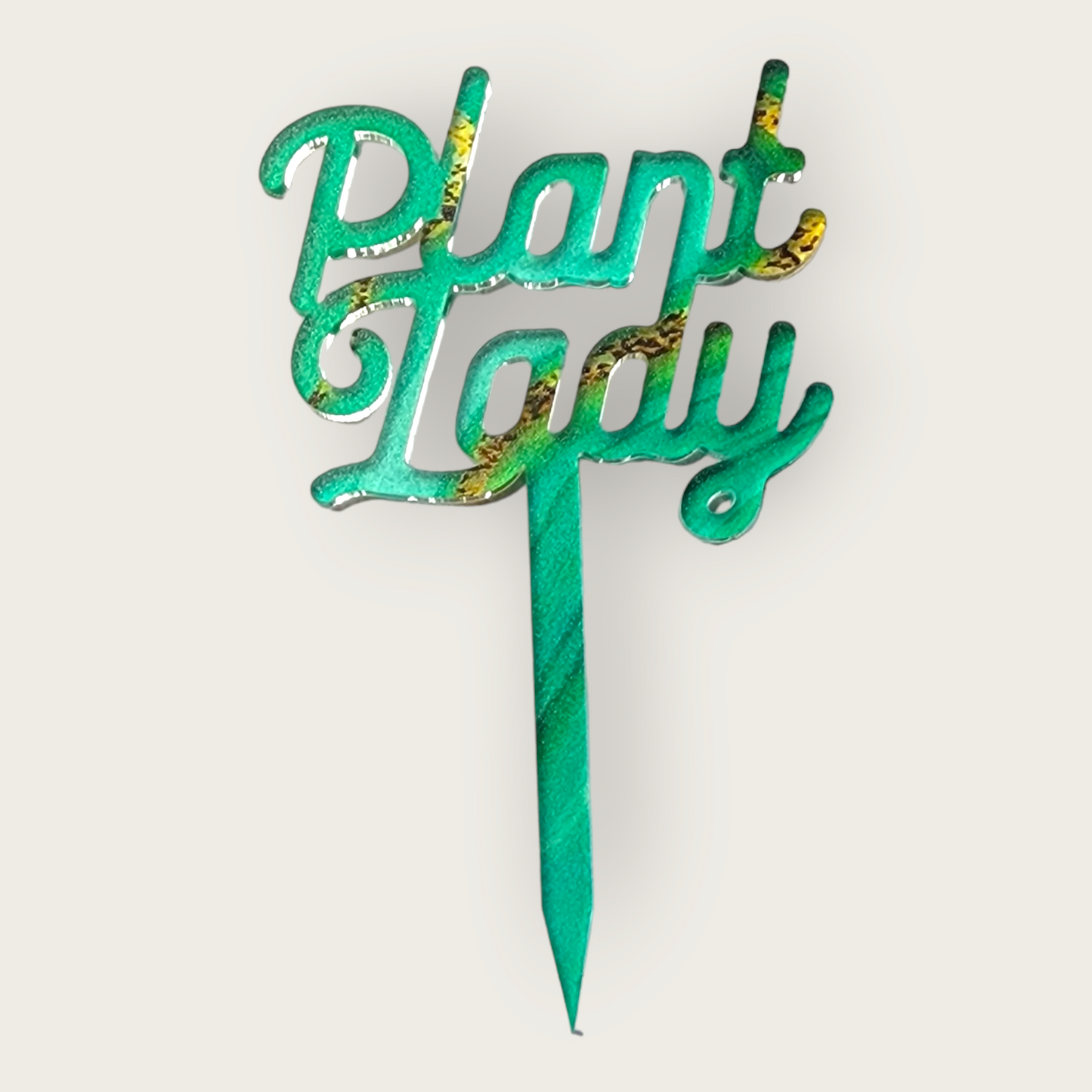 Hand lettering plant stakes