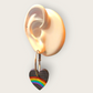 Rainbow Heart Earring Set