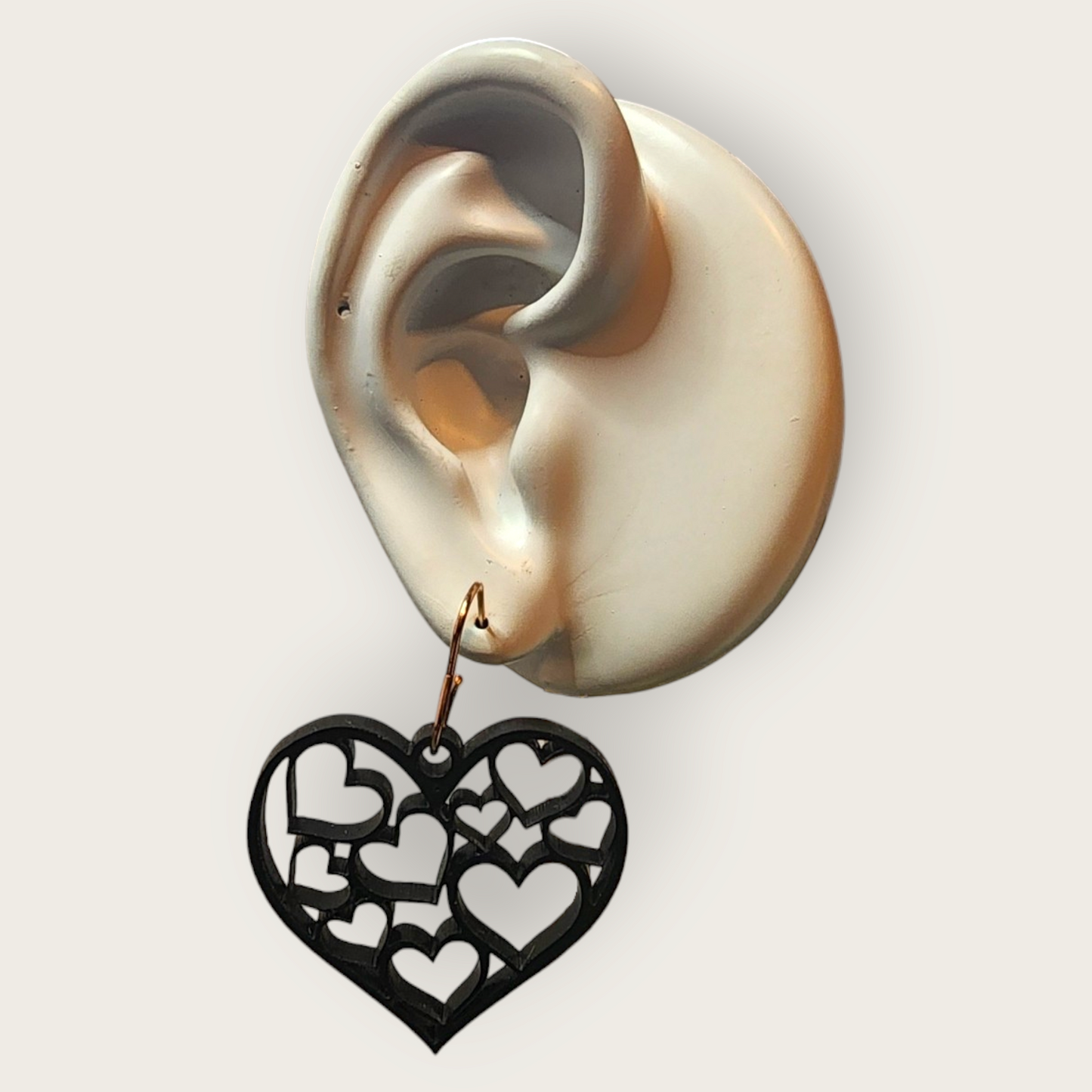 Laser cut hearts Earrings
