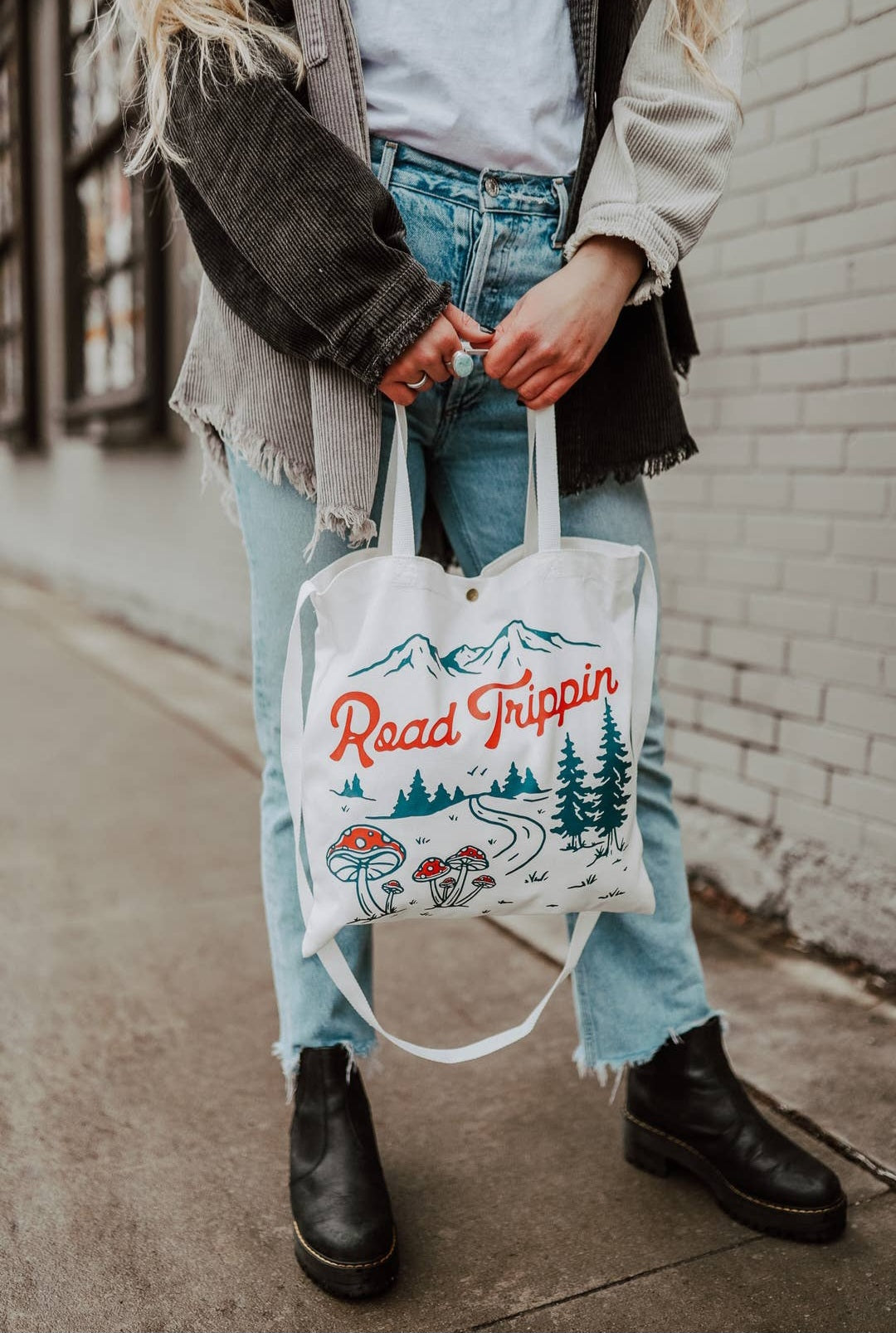 Road Trippin Canvas Tote Bag