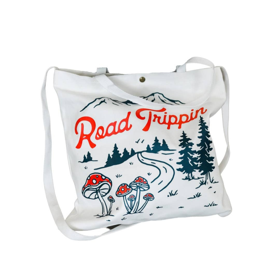 Road Trippin Canvas Tote Bag