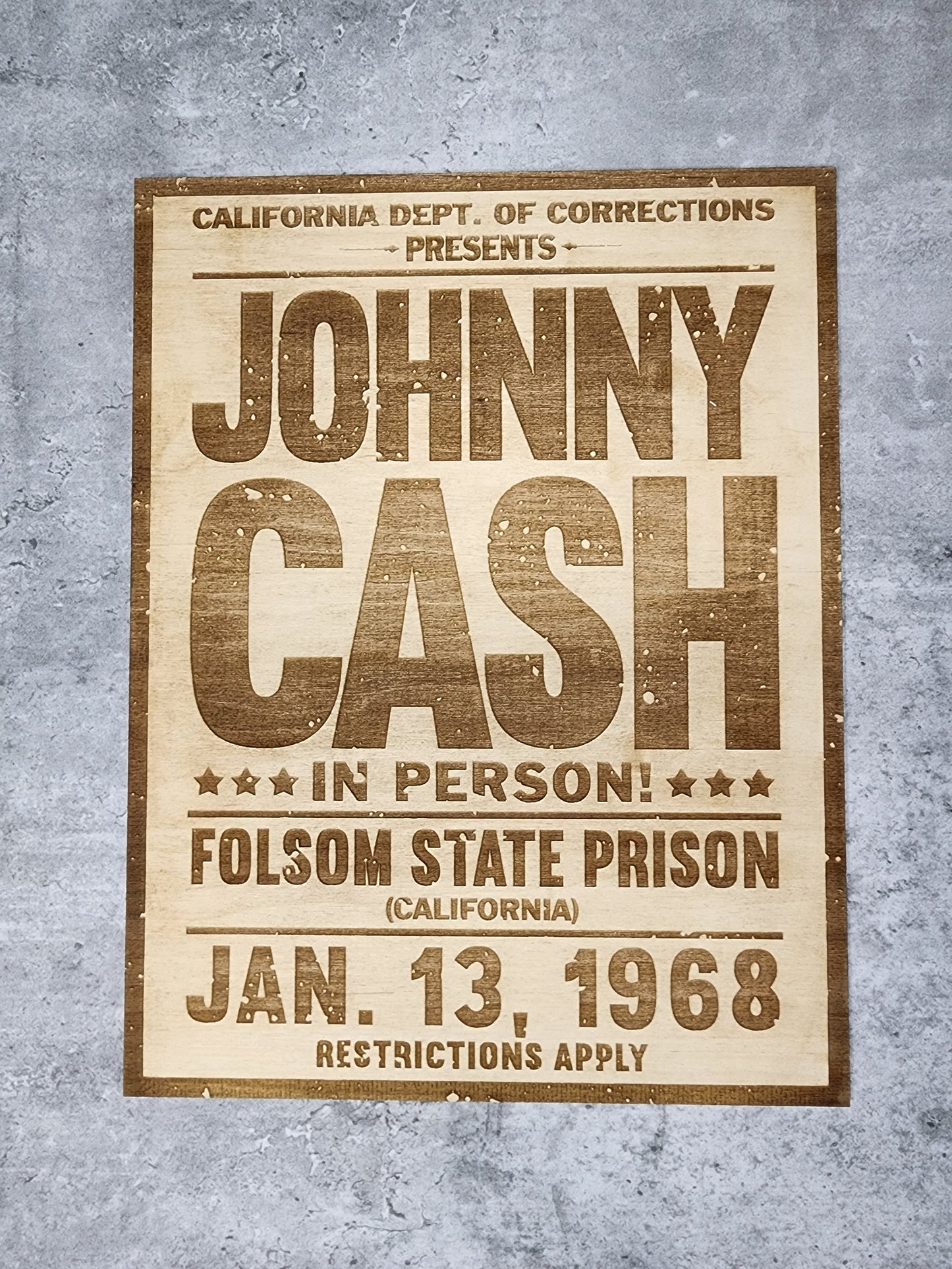 Johnny Cash sign